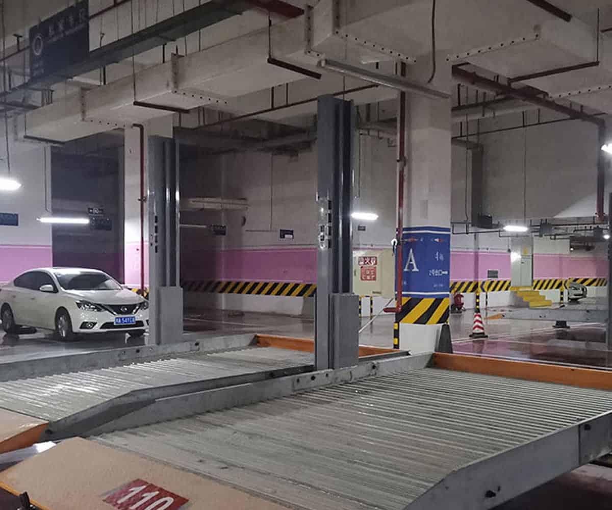雙柏兩層簡易式機械停車位改造