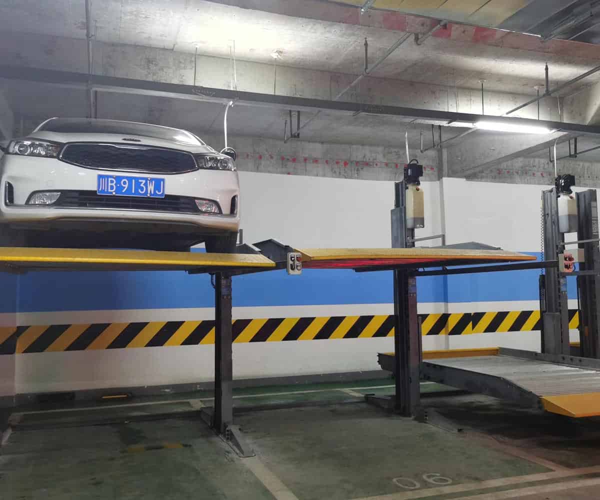 雙柏兩層簡易類機械立體停車設(shè)備二手