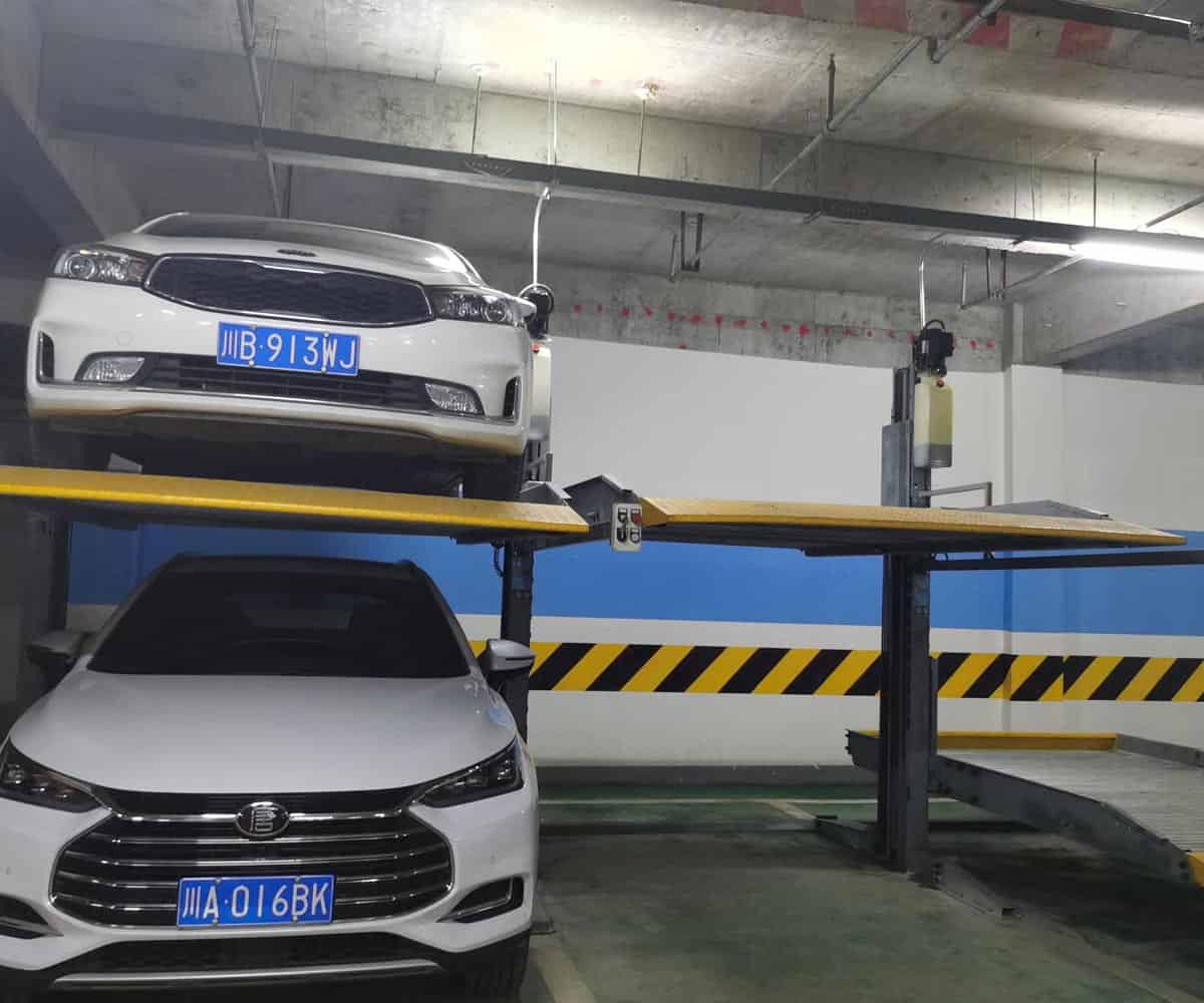 福貢兩層升降橫移式停車設(shè)備租賃