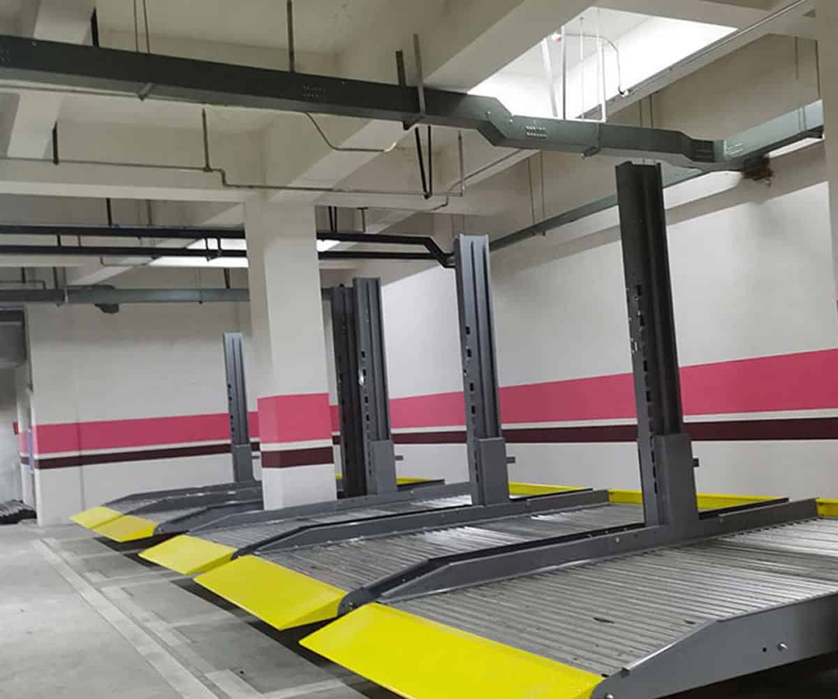 雙層簡(jiǎn)易式機(jī)械式停車(chē)設(shè)備回收