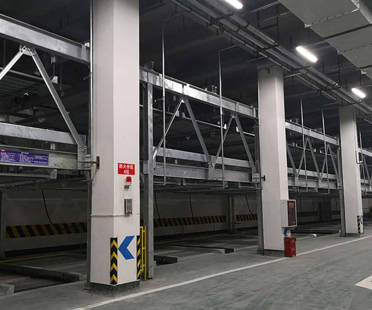 金平兩層升降平移停車庫過驗(yàn)收