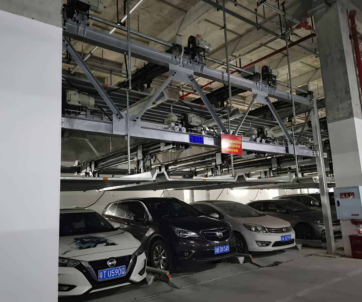 兩層機(jī)械立體停車設(shè)備限高解析